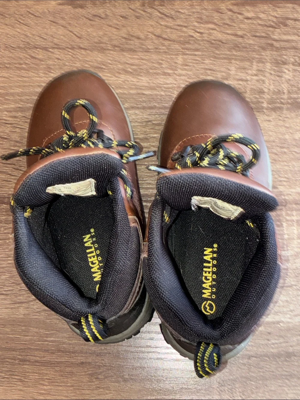 Magellan Outdoors Boots Boys Size 12D Argo PS/GS Brown Hiking Lace Up Waterproof